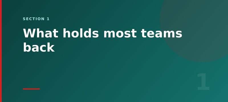 What holds most teams back — Bank Reconciliation in Business Central: The Five-Minute Setup