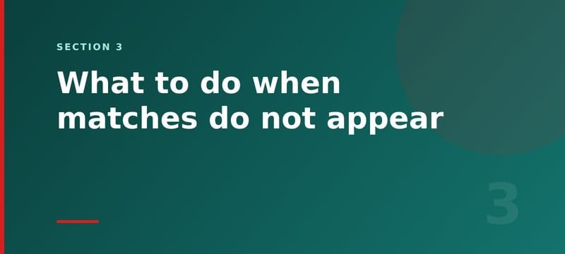 What to do when matches do not appear — Bank Reconciliation in Business Central: The Five-Minute Setup